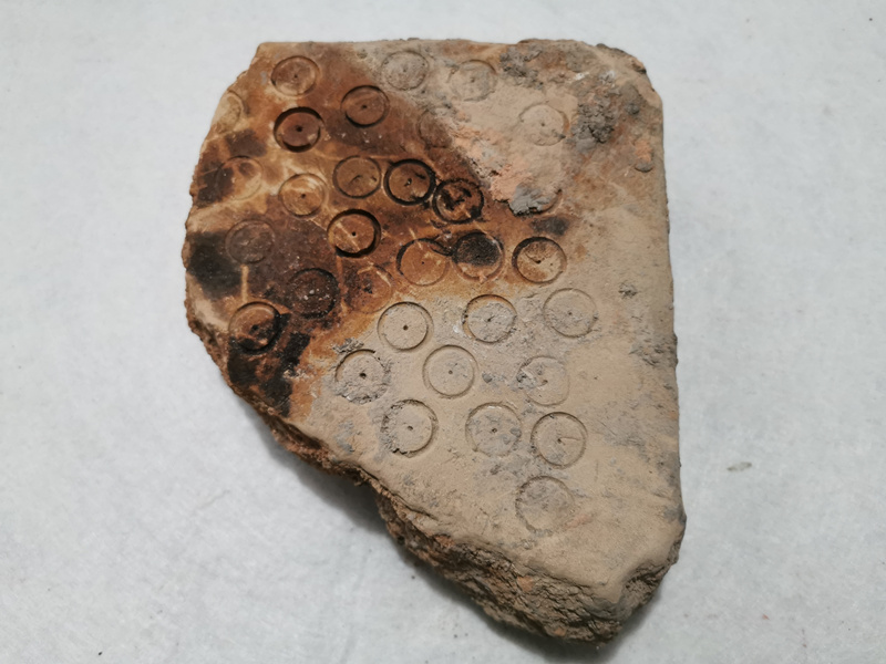 兆倫鍾官鑄錢遺址出土的錢范。中國(guó)社會(huì)科學(xué)院考古研究所供圖