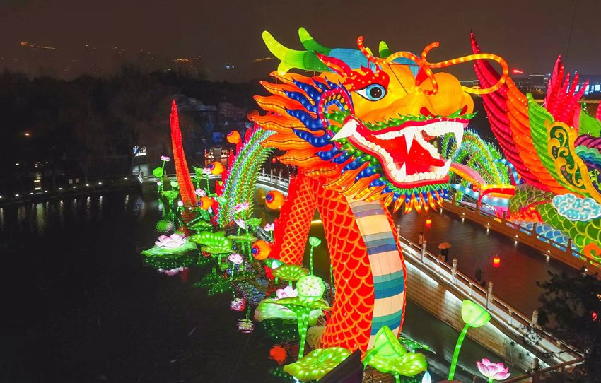 大唐芙蓉園燈會。曲江新區(qū)管委會供圖