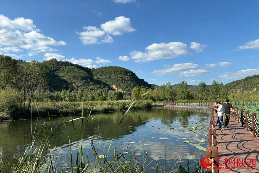 南泥灣國家濕地公園一隅。 人民網(wǎng) 吳德鋒攝
