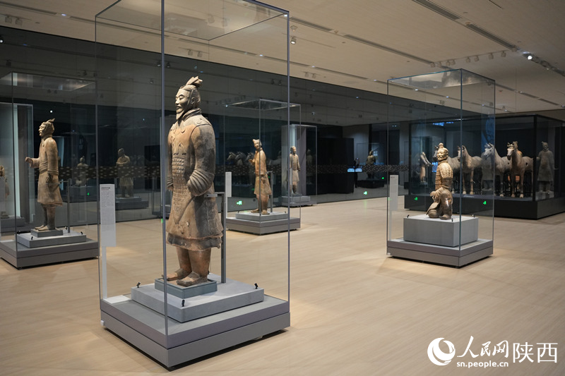 秦始皇帝陵博物院基本陳列“上新”，全面展示50年考古發(fā)掘成果。人民網(wǎng)記者 李志強攝
