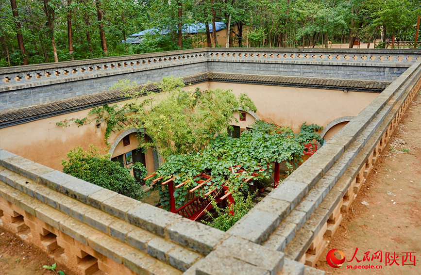 柏社村地坑窯。人民網(wǎng)記者 孫挺攝