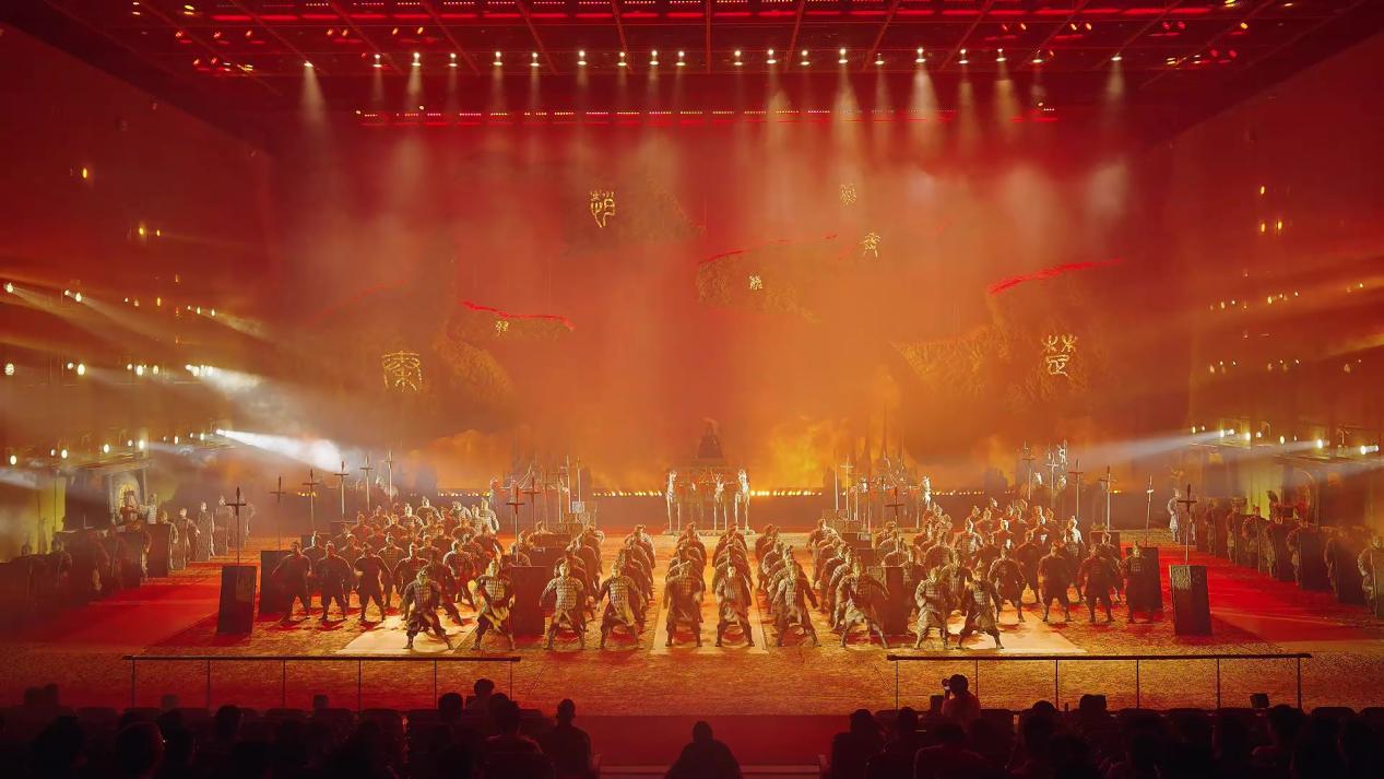 《赳赳大秦》演出現(xiàn)場。演出方供圖