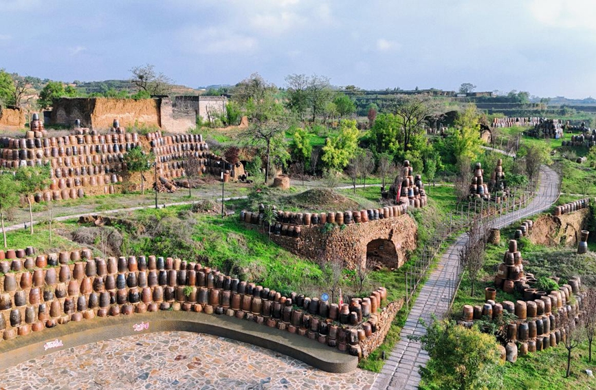 航拍堯頭窯。劉正良攝